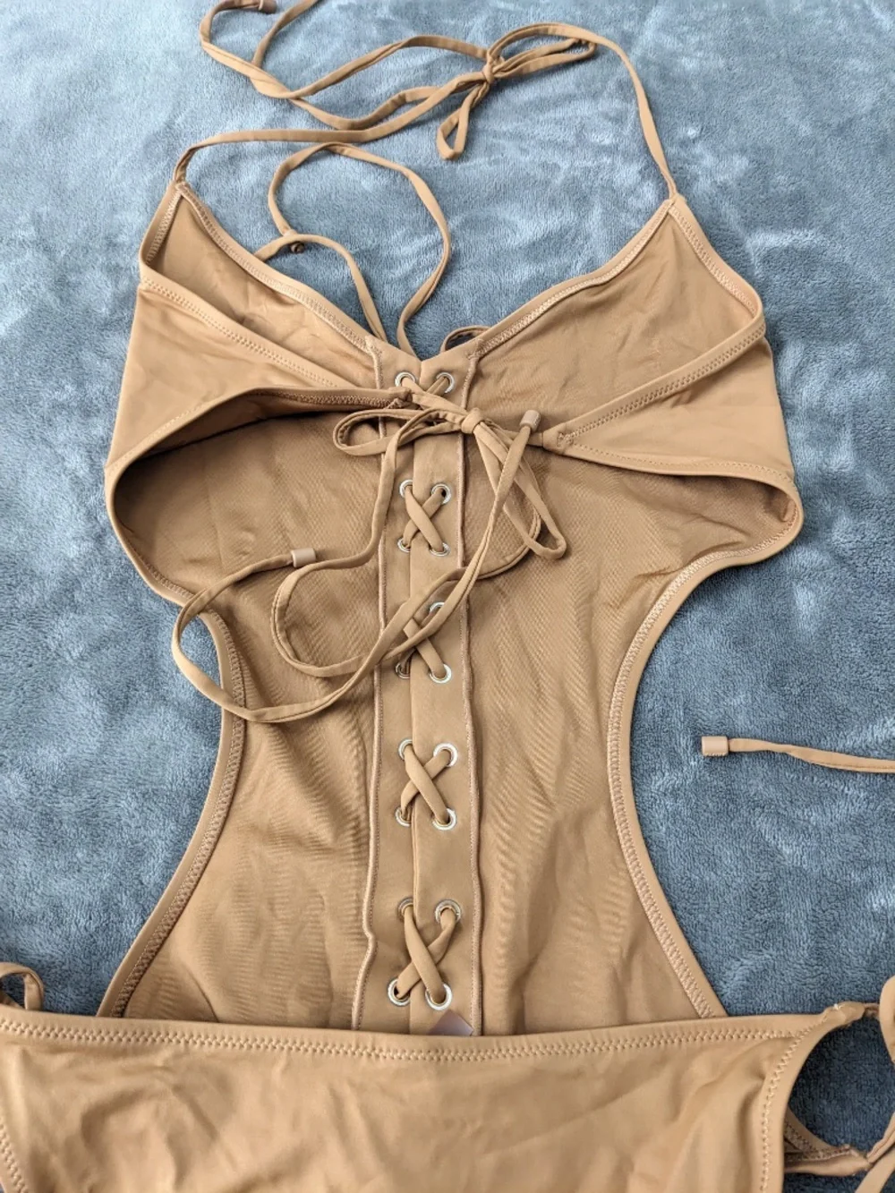 NWT Skims Swim Lace Up Monokini - Size XXLarge